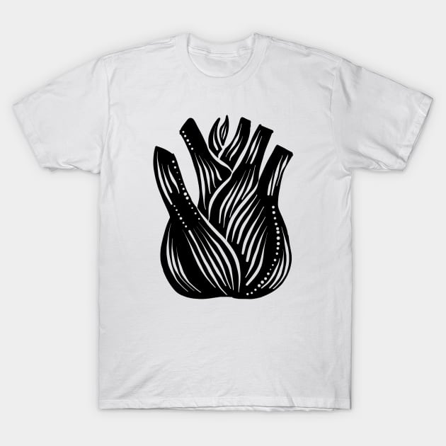 Fennel black T-Shirt by Rebelform